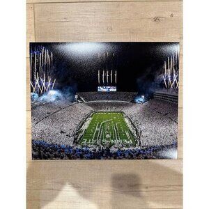 Penn State Nittany Lions Beaver Stadium White Out Fireworks 16x20 Photo